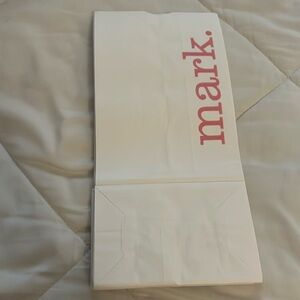 Mark. White Paper Bags
